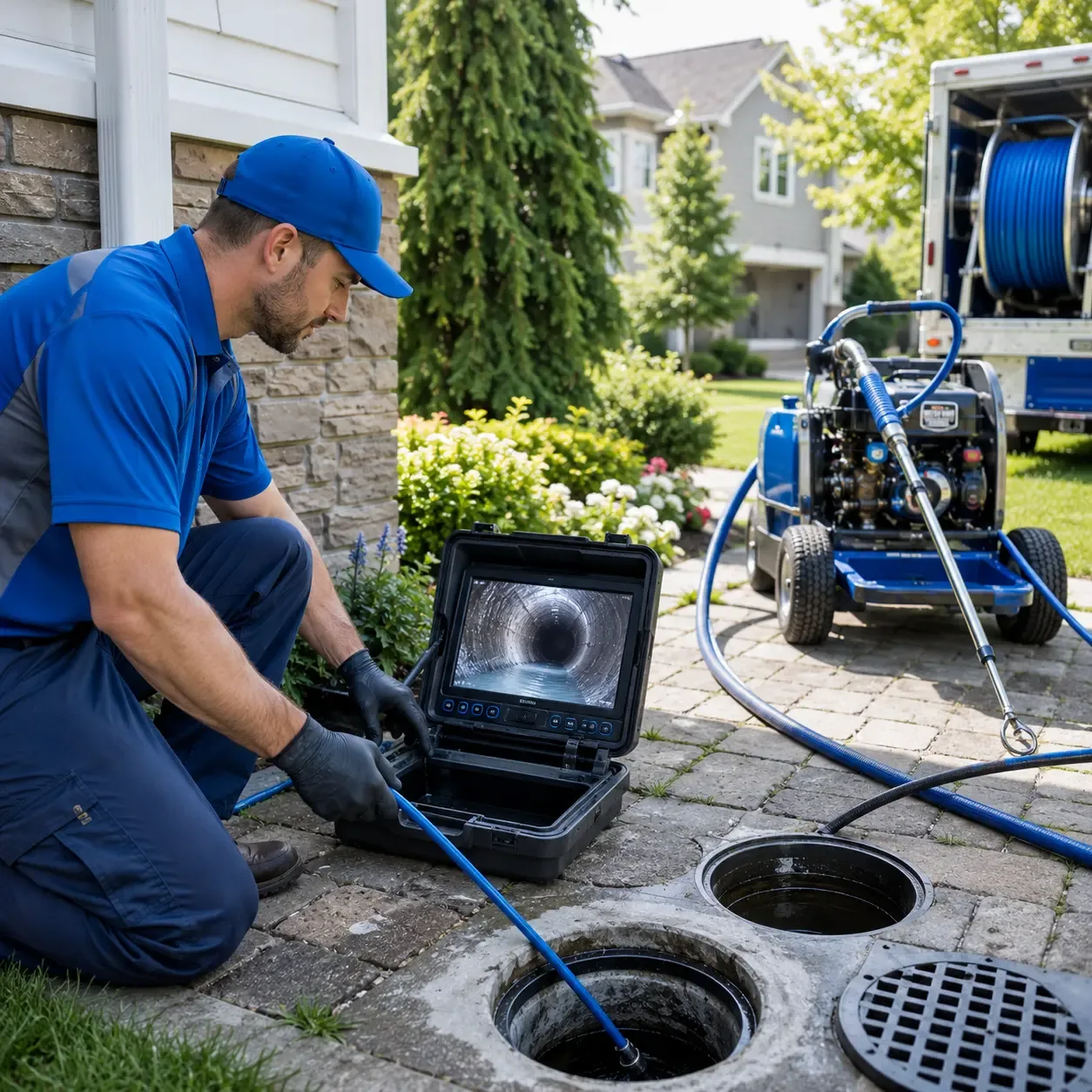 Outdoor drain cleaning professionals serving Ethel, MS